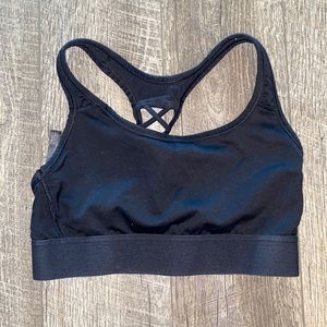 Black Victoria’s Secret sports bra